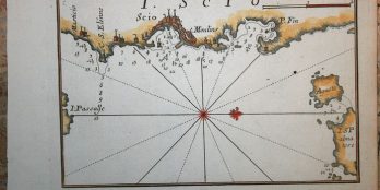 Χαλκογραφικός χάρτης της Χίου, J. Roux – I. Scio – 1762