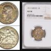 Greece-1911-Silver-Drachma-King-George-I-NGC-AU58