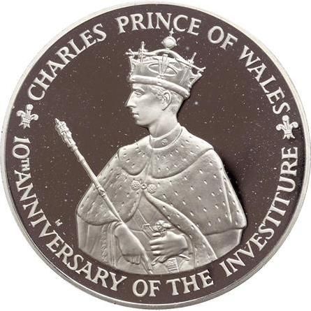 JAMAIKA-25-Dollars-CHARLES-Prince-of-Wales-1979-PROOF JAMAIKA-25-Dollars-CHARLES-Prince-of-Wales-1979-PROOF