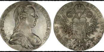 AUSTRIA Maria Theresia 1740-1780 Thaler 1780 IC-FA Vienna 1795-1803. Hafner H19C