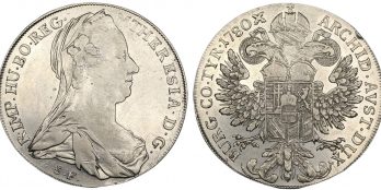 Austria Maria Theresa Thaler Hafner H33a.3 Guenzhurg mint 1797-1800.
