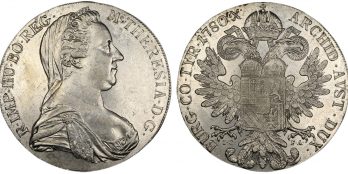 Austria Maria Theresa Thaler Hafner H19a I.C – F.A. Vienna mint 1795-1803.