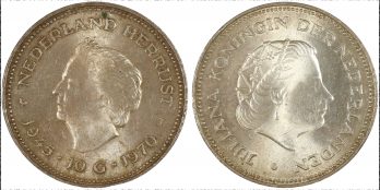 Netherlands 10 Gulden 1970 – Juliana Liberation