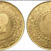 Turkey,-Republic-gold-100-Kurush-1966,-KM-872.-midas-collectibles