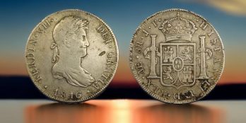 PERU. 8 Reales, 1816-LIMA JP. Lima Mint. Ferdinand VII. KM-117.1.