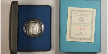 Greece Silver proof 500 Drachmai 1993 2500 Years of Democracy