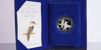 Australia, 10 Dollars 1989 ‘Birds of Australia’ “Kookaburra Bird” Silver Proof Boxed with Certificate, FDC