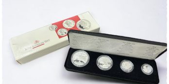 Australia 1988 Royal Australian mint Masterpieces In Silver 4 Coin Proof Set