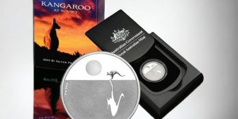 Australia 2010 $1 Kangaroo at Sunset Silver Proof Coin