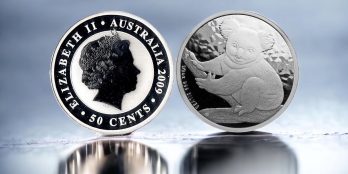 Australia 2009 Silver Proof KOALA 50 Cents , Low Mintage.