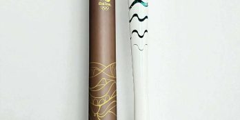 Official Rio 2016 Olympic Games torch used in the torch relay
